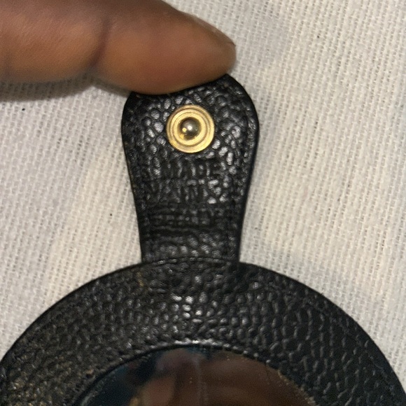 Chanel Black Caviar Skin Compact Mirror Small + certificate of authenticity - Picture 9 of 13